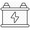 Car Battery Rechargeable Battery Energy Storage Icon