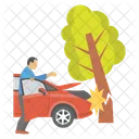 Car Crashed  Icon