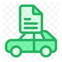 Car Document Maintenance Icon