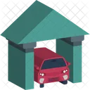 Car Garage Garage Service Car Porch Icon