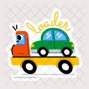 Car Loader Vehicle Loader Automobile Loader 아이콘