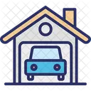 Car Wash Carport Garage Icon