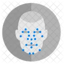 Rostro Biometria Complejo Icono