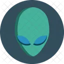 Extraterrestre Cara Espacio Icono