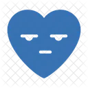 Corazon Sentimiento Emoji Icono