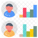 Caracteristicas Dos Funcionarios Avaliacao Graficos De Eficiencia Ícone
