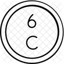 Carbon Periodic Table Chemistry Icon