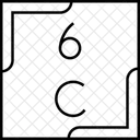 Carbon Periodic Table Chemistry Icon