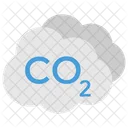 二酸化炭素、 CO 2 雲、 CO 2 アイコン