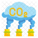 Carbon Dioxide Pollution Co 2 Icon