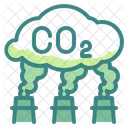 Carbon Dioxide Pollution Co 2 Icon