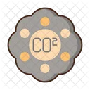 Carbon Dioxide  Icon