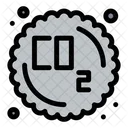 Carbon Dioxide  Icon