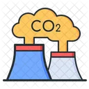 Carbon Dioxide  Icon