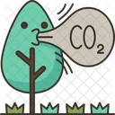 Carbon Dioxide  Icon