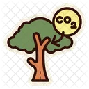 Carbon Dioxide  Icon