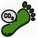 Carbon Footprint  Icon