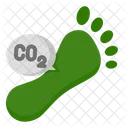 Carbon Footprint  Icon