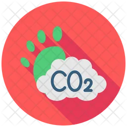 Carbon Footprint  Icon