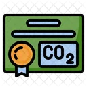 Carbon Permit  Icon