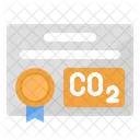 Carbon Permit  Icon