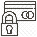 카드 신용 잠금 아이콘