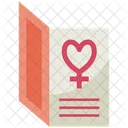 Card Greeting Female Symbol Icon