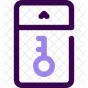 Card Key Lock Security Icon