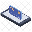 Card Payment Online Pay Mobile Banking Icon