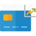 Card payment graph  Icon