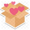 Cardboard Box Freight Gift Icon