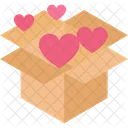 Cardboard Box Freight Gift Icon