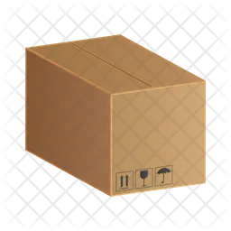 Cardboard box  Icon