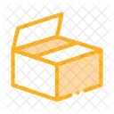 Cardboard Transportation Box Icon