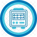 Cardiograma Cirugia Plastica Ecg Icono