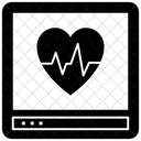 Cardiographic Device Ecg  Icon