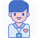 Care Worker Male Icon