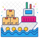 Cargo Boat  Icon