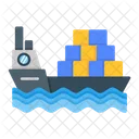 Cargo Ship Ship Boat Icon