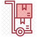 Trolley Transport Cargo Box Icon