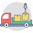 Cargo Truck Shipping Icon