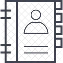 Carnet d'adresses  Icône