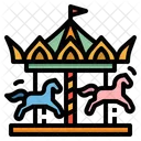 Carousel Circus Fairground Icon