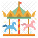 Carousel Circus Fairground Icon