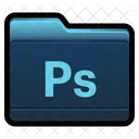 Carpeta de adobe photoshop  Icono