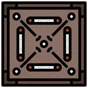 Carrom Gaming Fun Icon