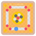 Carrom Board Carrom Board Game Icon