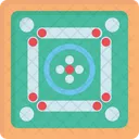 Casino Game Board Carrom Icon