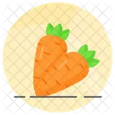 Carrot Healthy Vegetable Icon