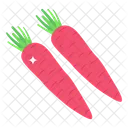 Vegetable Food Carrots Icon